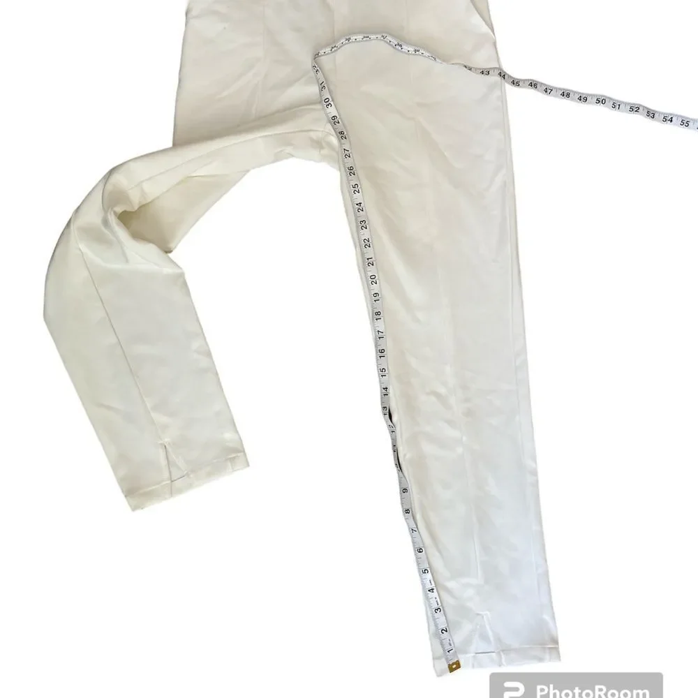 CHELSEA 28 Puff Sleeve Jumpsuit Size S in Ivory